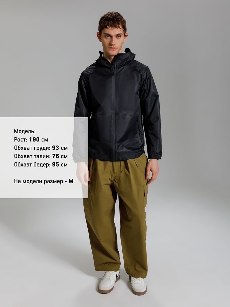 Куртка унисекс Nordvind WR, черная / Миниатюра модельного (1000)