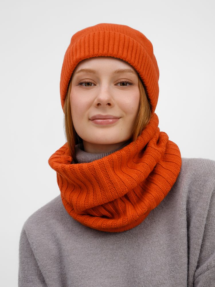 Снуд ComFleece, темно-оранжевый (кирпичный) / Миниатюра модельного (1000)