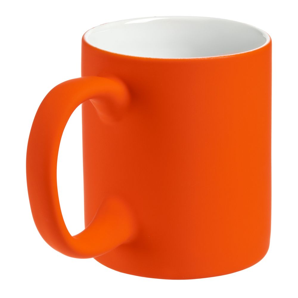 Кружка Sippy c покрытием софт-тач, оранжевая / Миниатюра WWW (1000)