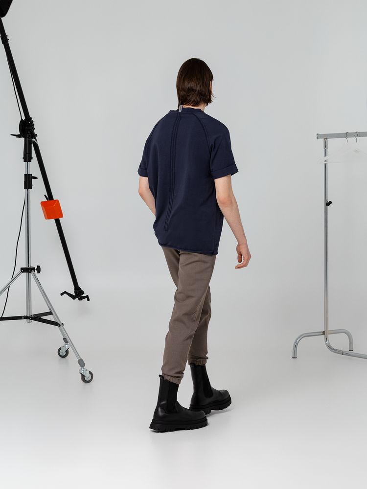 Футболка унисекс Vozduh 1.0, темно-синяя / Миниатюра WWW (1000)