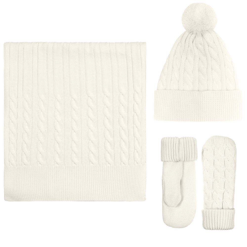 Шарф Heat Trick, белый (молочный) / Миниатюра WWW (1000)