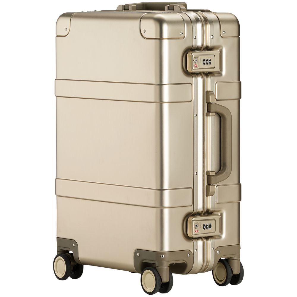 Чемодан Metal Luggage, золотистый / Миниатюра WWW (1000)