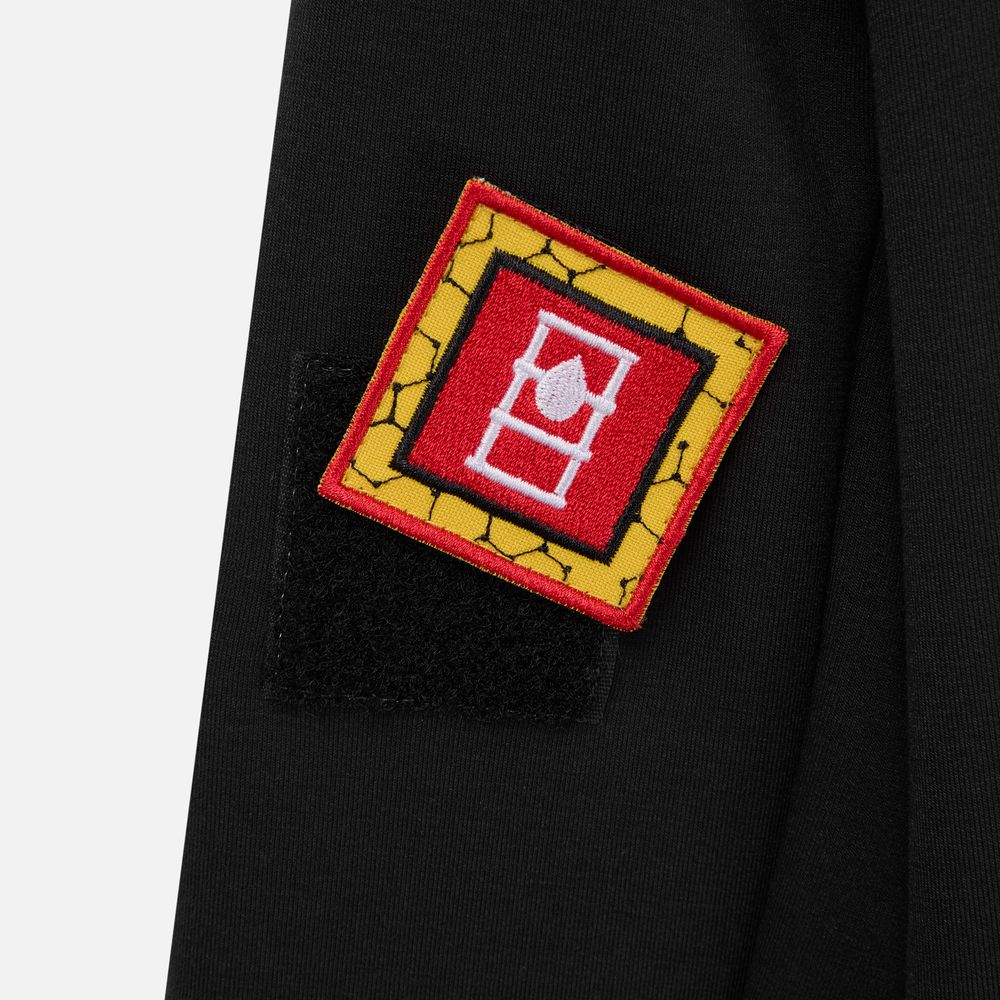 Худи унисекс Begi, черное / Миниатюра нанесения (1000)