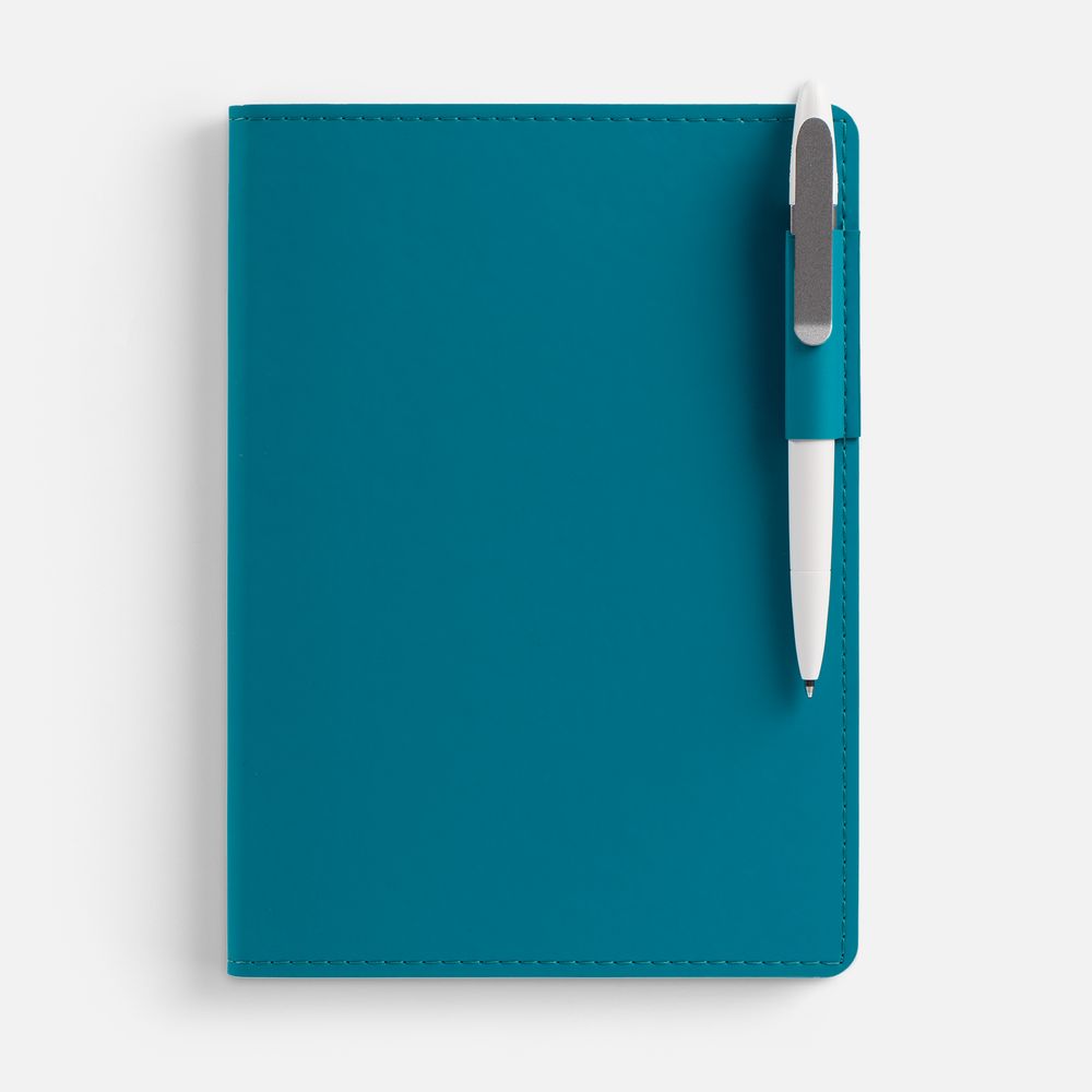 Ежедневник Tact, недатированный, бирюзовый / Миниатюра WWW (1000)