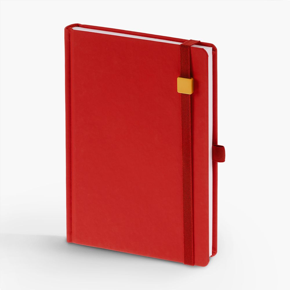 Ежедневник Favor Gold, недатированный, красный / Миниатюра WWW (1000)