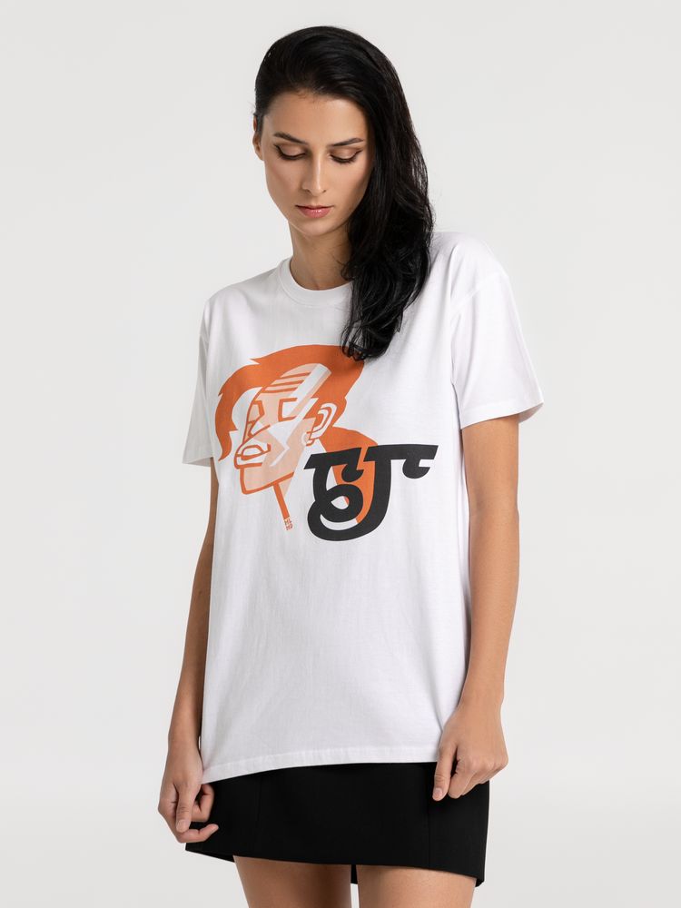 Футболка «Меламед. Борис Гребенщиков», белая / Миниатюра WWW (1000)