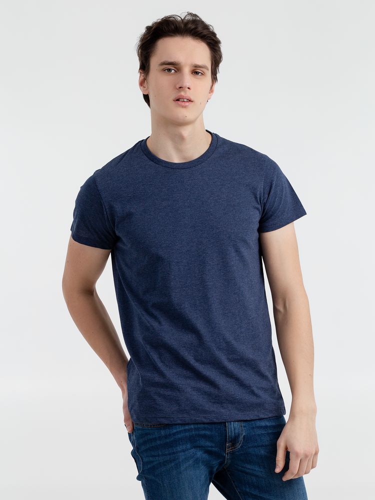Футболка мужская Regent Fit 150, синий меланж / Миниатюра WWW (1000)