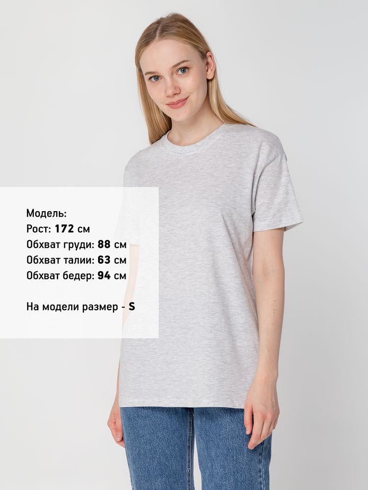Футболка унисекс Regent 150, светло-серый меланж / Миниатюра WWW (1000)