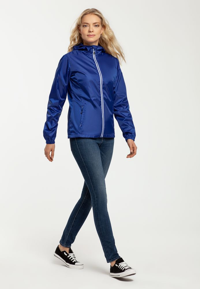 Ветровка женская Fastplant синяя / Миниатюра WWW (1000)