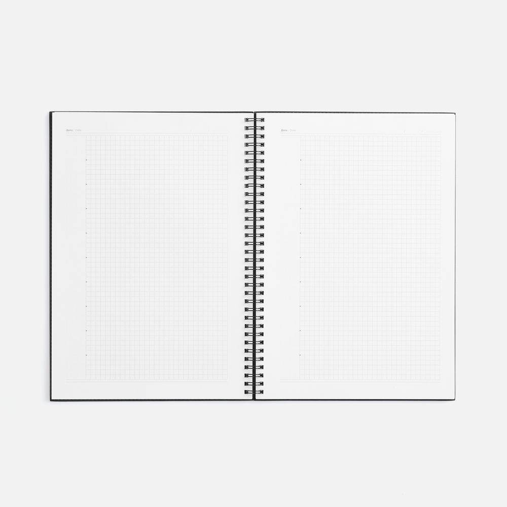 Ежедневник Notera Maxi, недатированный, красный / Миниатюра WWW (1000)