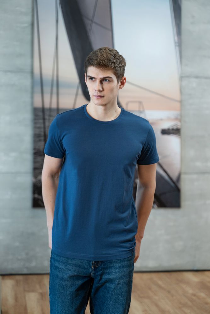 Футболка мужская American U, синяя / Миниатюра WWW (1000)