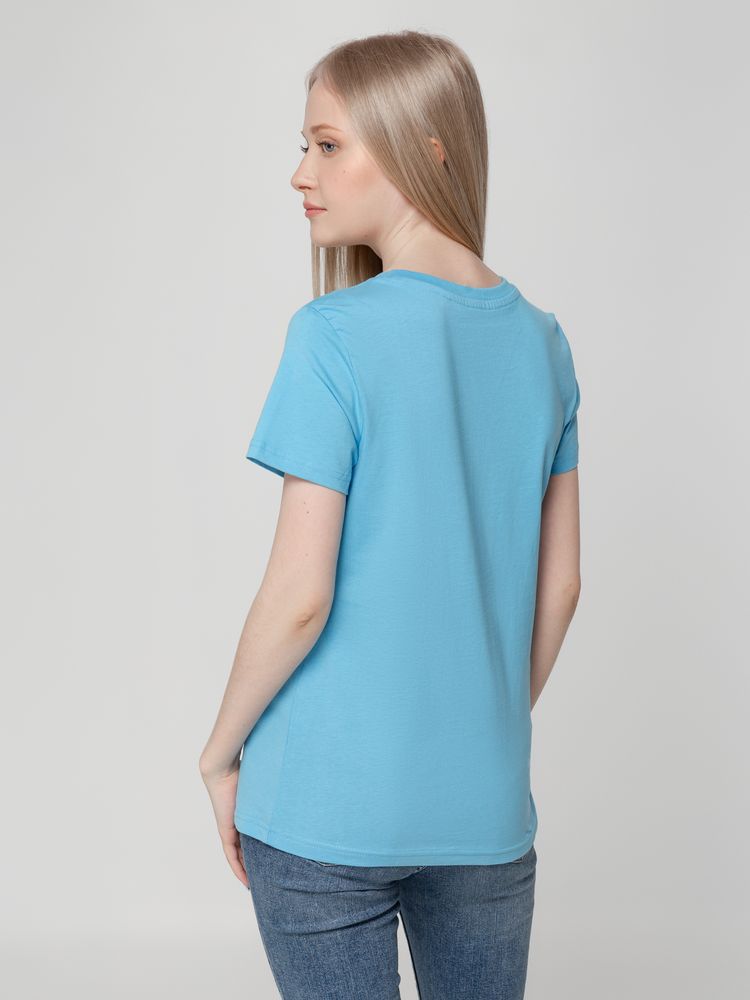 Футболка женская T-bolka Lady, голубая / Миниатюра WWW (1000)