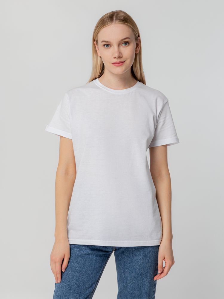 Футболка унисекс T-bolka 140, белая / Миниатюра WWW (1000)