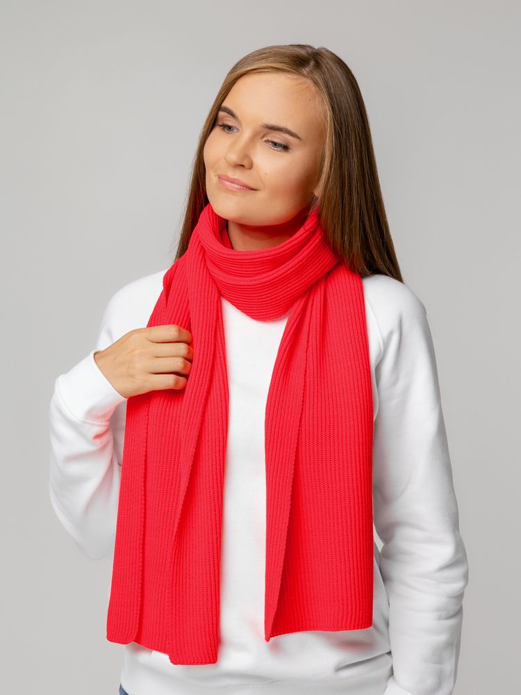 Шарф Life Explorer, красно-оранжевый / Миниатюра WWW (1000)