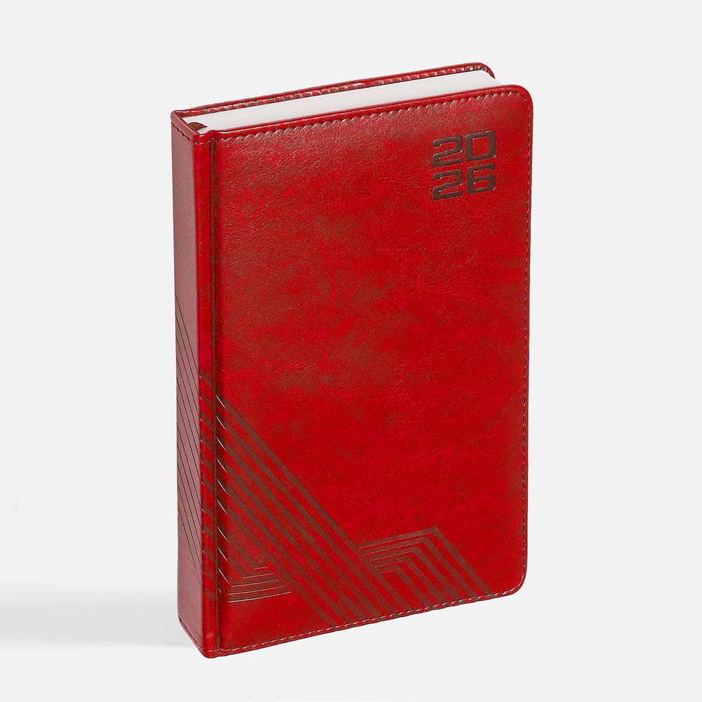 Ежедневник Faro, датированный, красный / Миниатюра WWW (1000)
