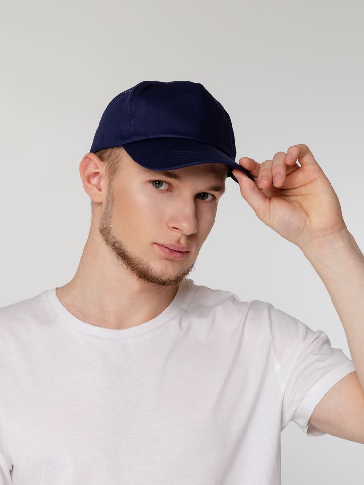 Бейсболка Unit Promo, темно-синяя / Миниатюра WWW (1000)