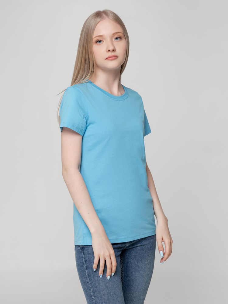 Футболка женская T-bolka Lady, голубая / Миниатюра WWW (1000)