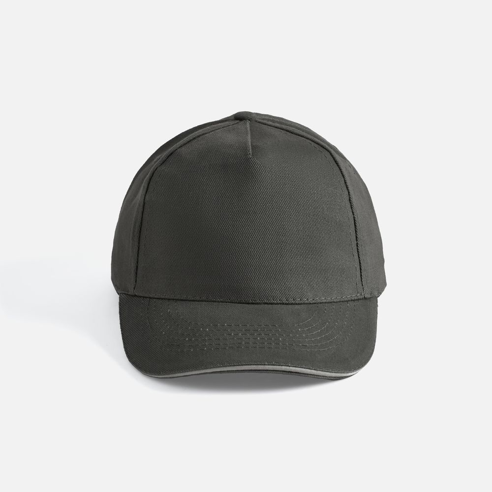 Бейсболка Long Beach, темно-серая со светло-серым / Миниатюра WWW (1000)