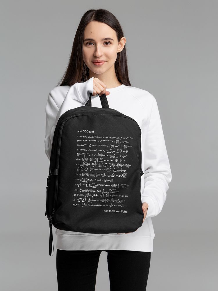 Рюкзак «Да будет свет» со светящимся принтом, черный / Миниатюра WWW (1000)