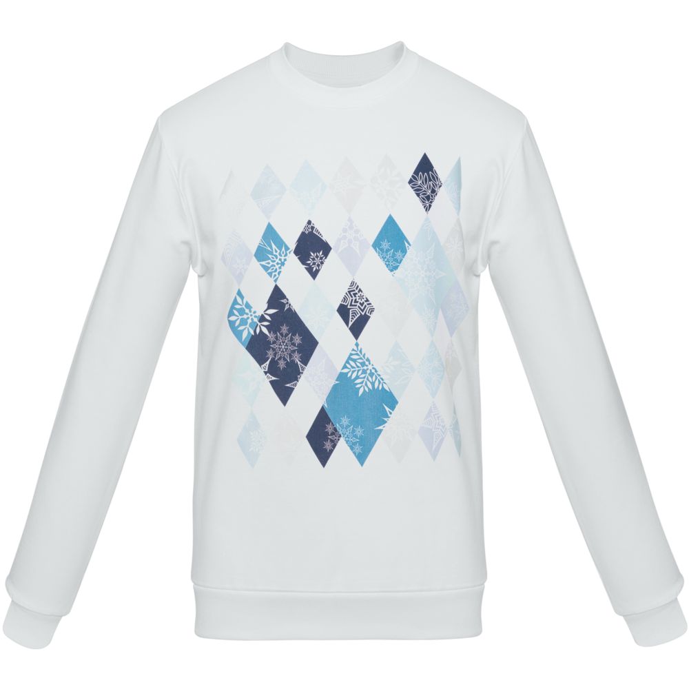 Толстовка «Ромбо. Первый снег», белая / Миниатюра WWW (1000)