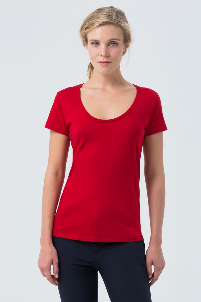 Футболка женская Metropolitan, красная / Миниатюра WWW (1000)