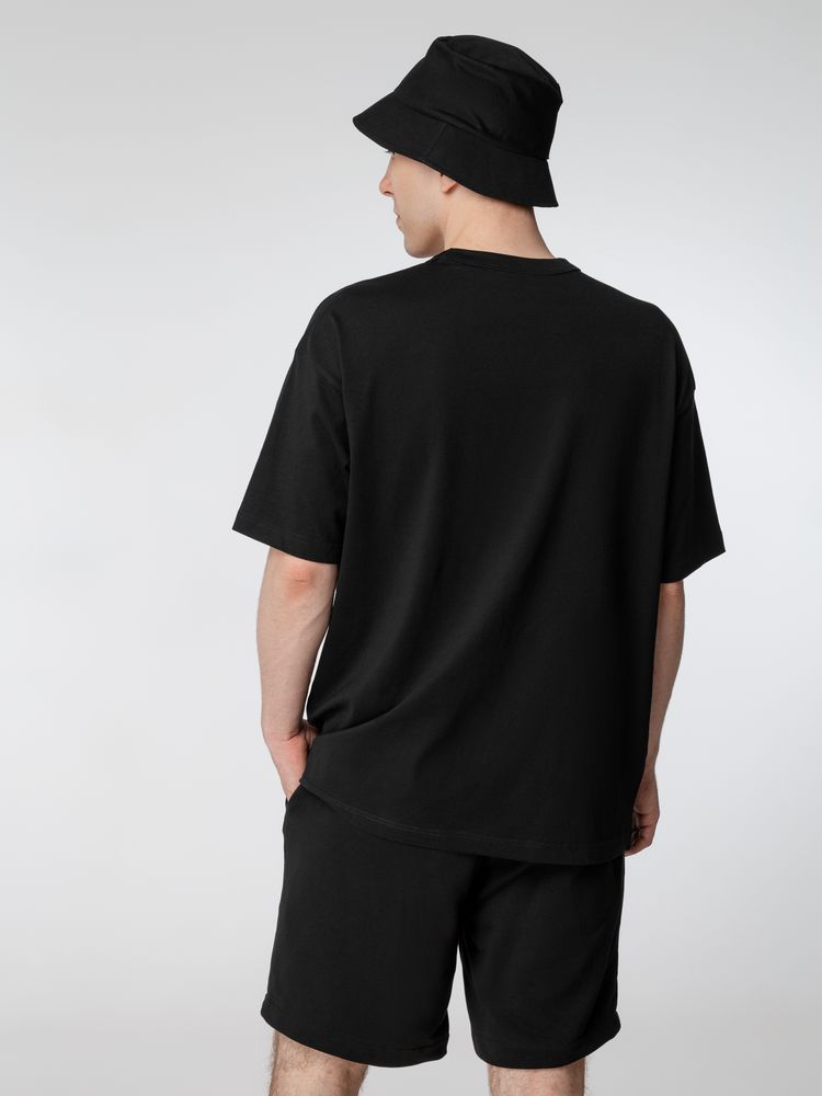 Футболка оверсайз мужская Boxy Men, черная / Миниатюра WWW (1000)