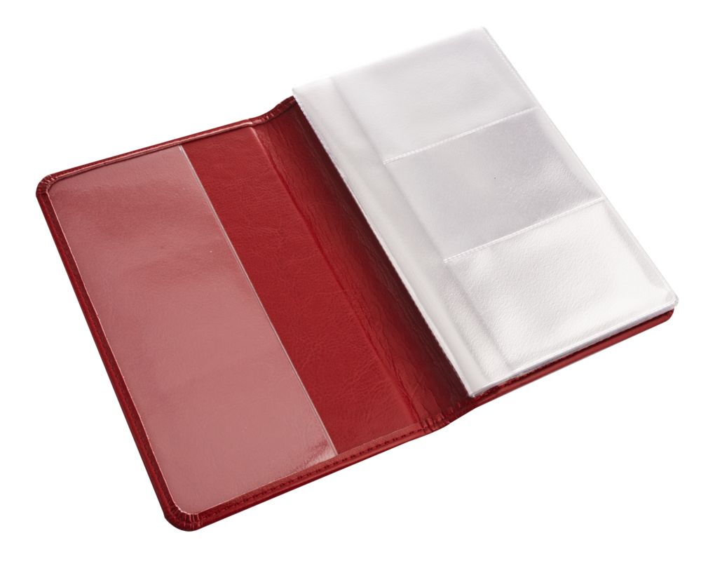 Визитница Nebraska, красная / Миниатюра WWW (1000)