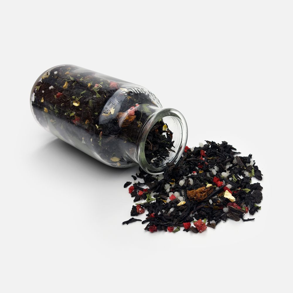 Чай «Сокочай», черный с соком ананаса, клубникой, мятой, медом и лимоном / Миниатюра WWW (1000)