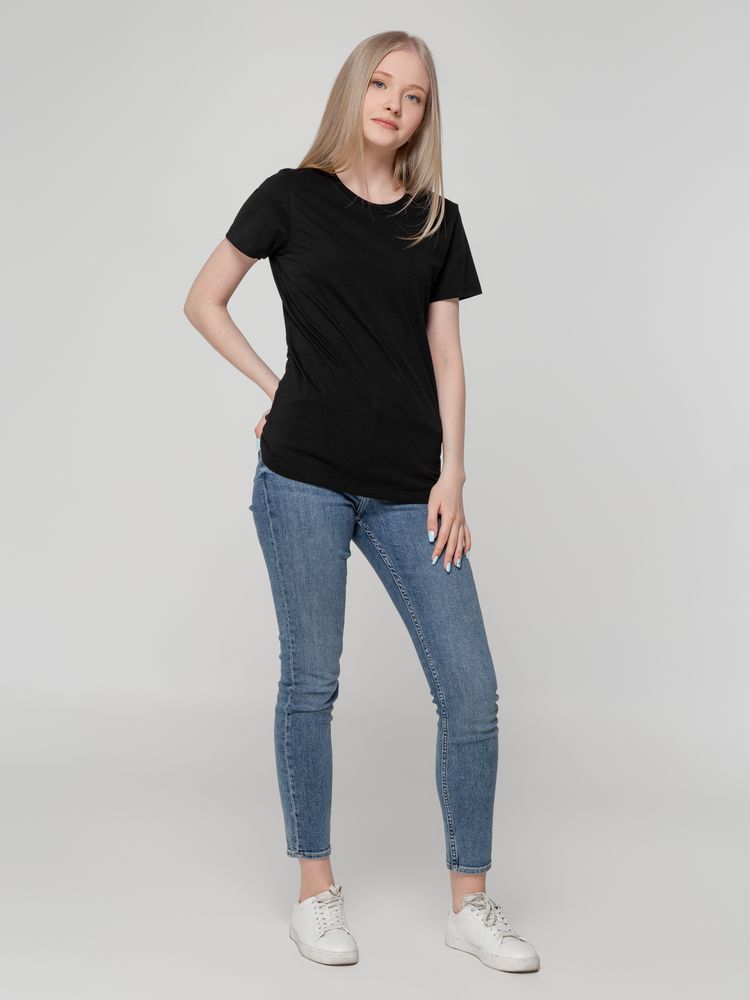 Футболка женская T-bolka Lady, черная / Миниатюра WWW (1000)