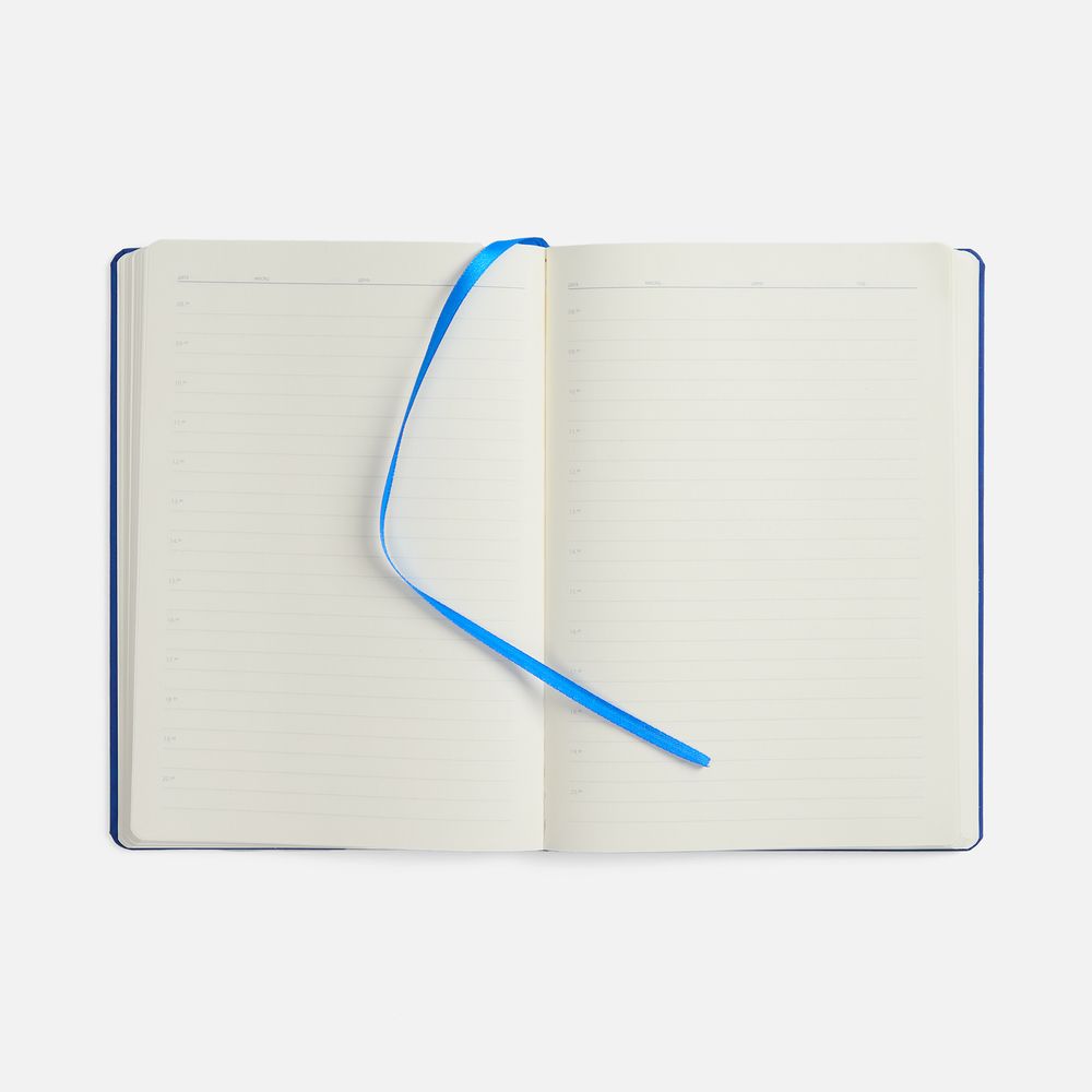 Ежедневник Urban Hard, недатированный, ярко-синий / Миниатюра WWW (1000)