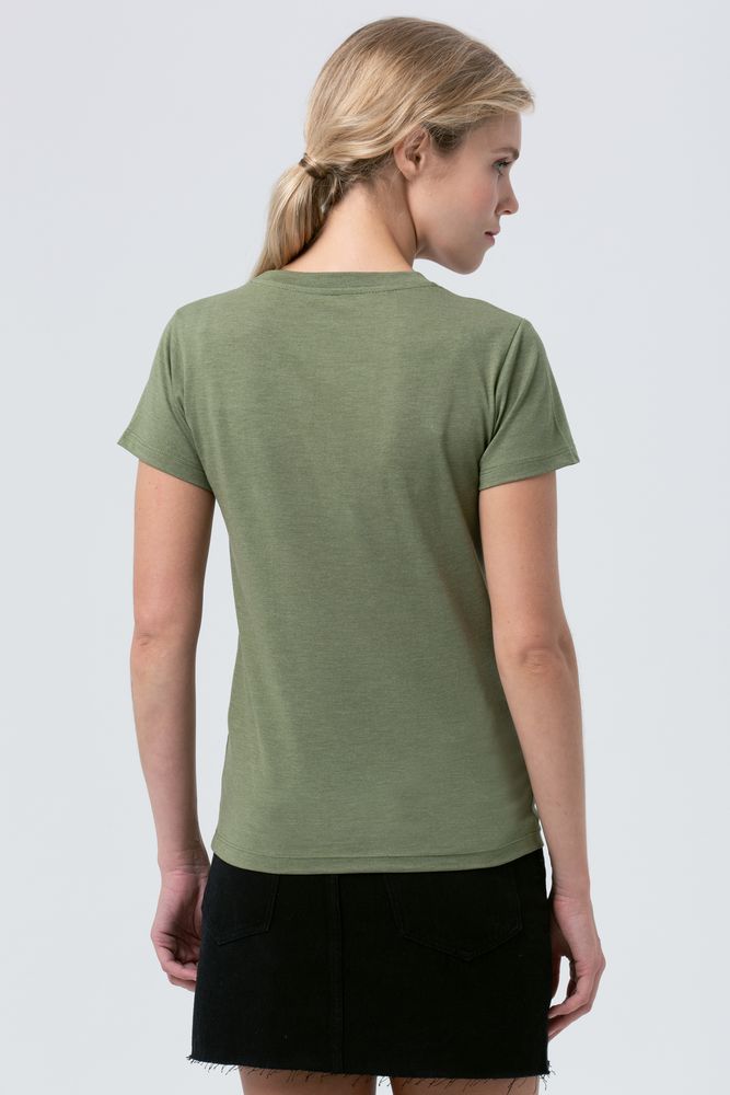 Футболка женская Regent Fit Women, меланж хаки / Миниатюра WWW (1000)