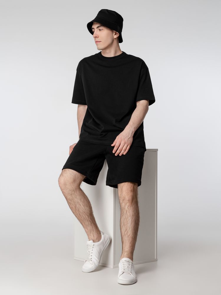 Футболка оверсайз мужская Boxy Men, черная / Миниатюра WWW (1000)