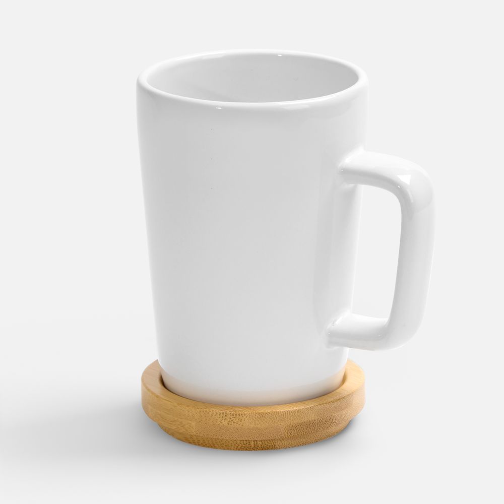 Кружка Vierra с крышкой-костером, белая / Миниатюра WWW (1000)