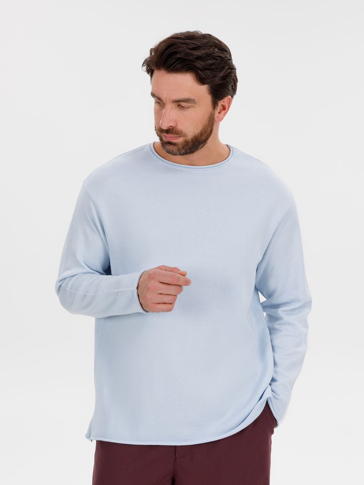 Лонгслив унисекс Siluetti Fuori, светло-голубой / Миниатюра WWW (1000)