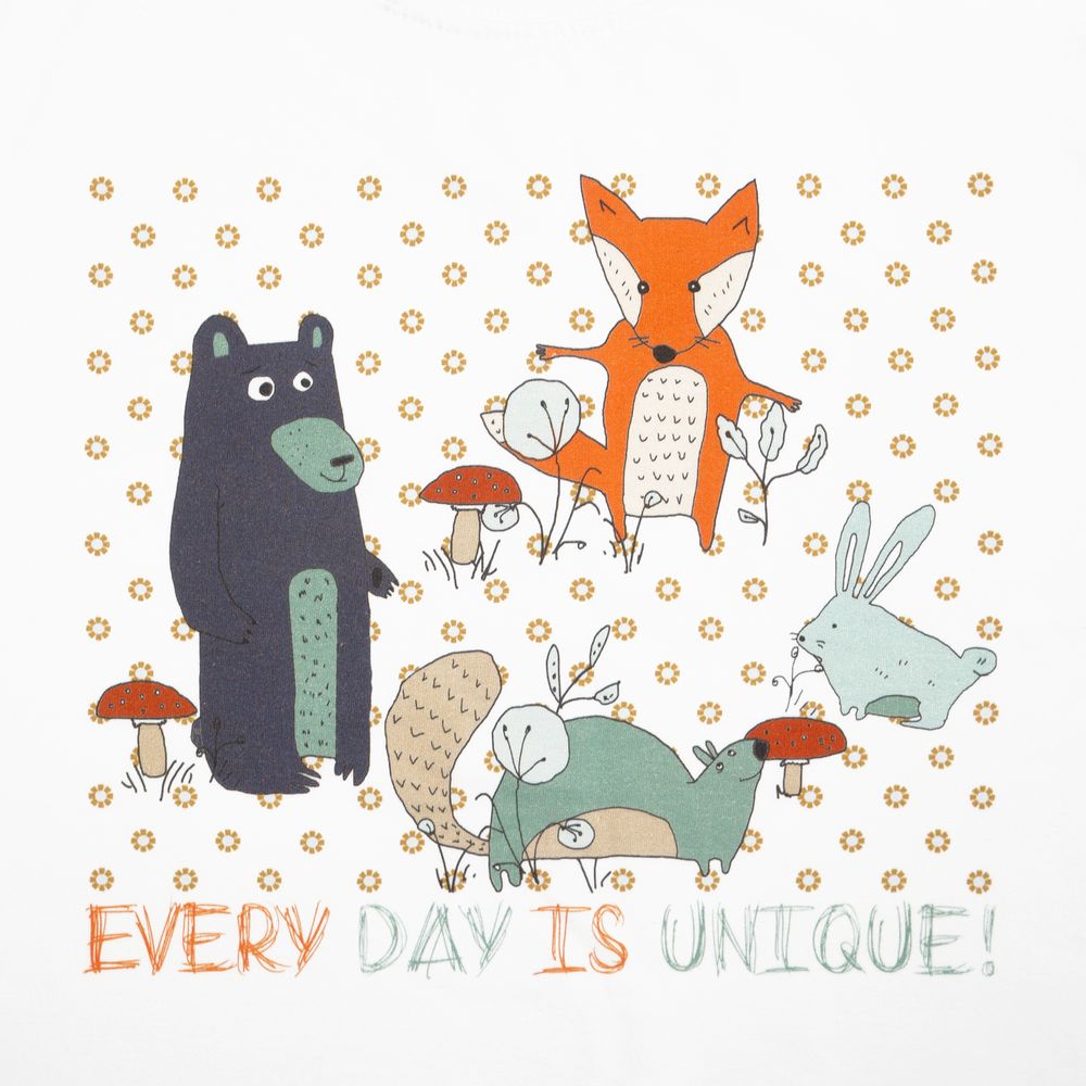 Футболка детская Every Day is Unique, белая / Миниатюра WWW (1000)