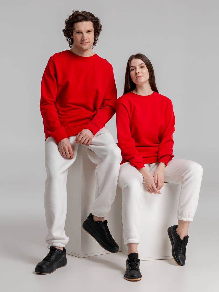 Свитшот унисекс BNC Organic, красный / Миниатюра WWW (1000)