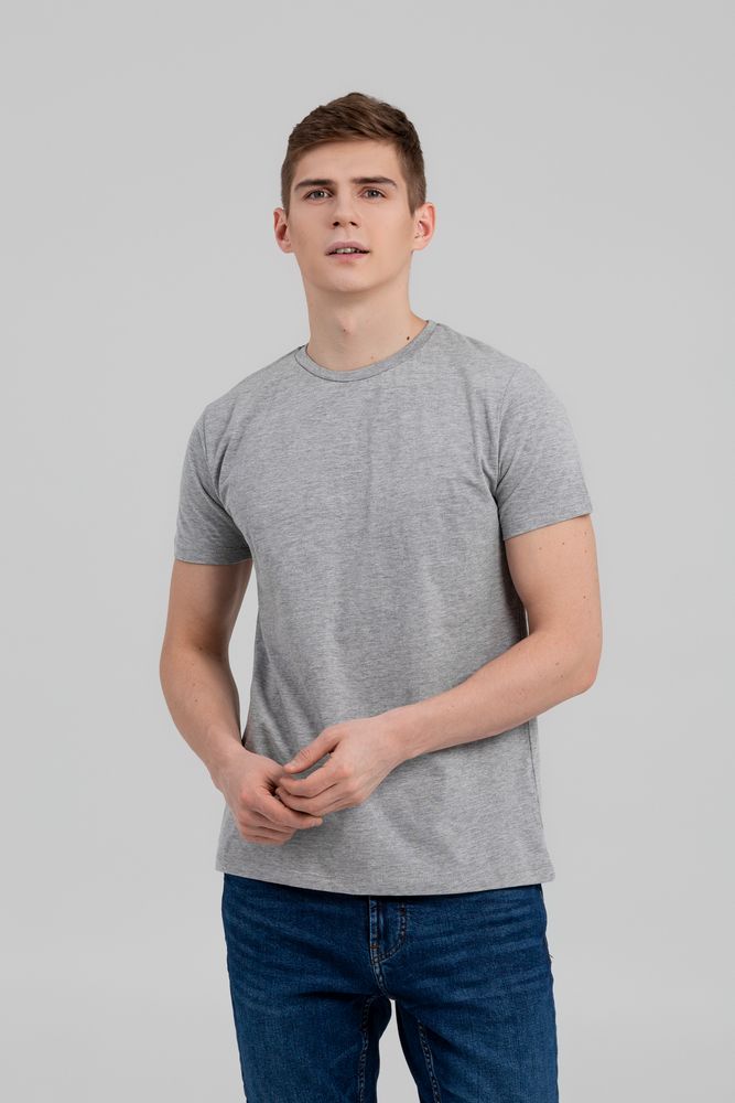 Футболка унисекс T-bolka 160 Original, серый меланж / Миниатюра WWW (1000)