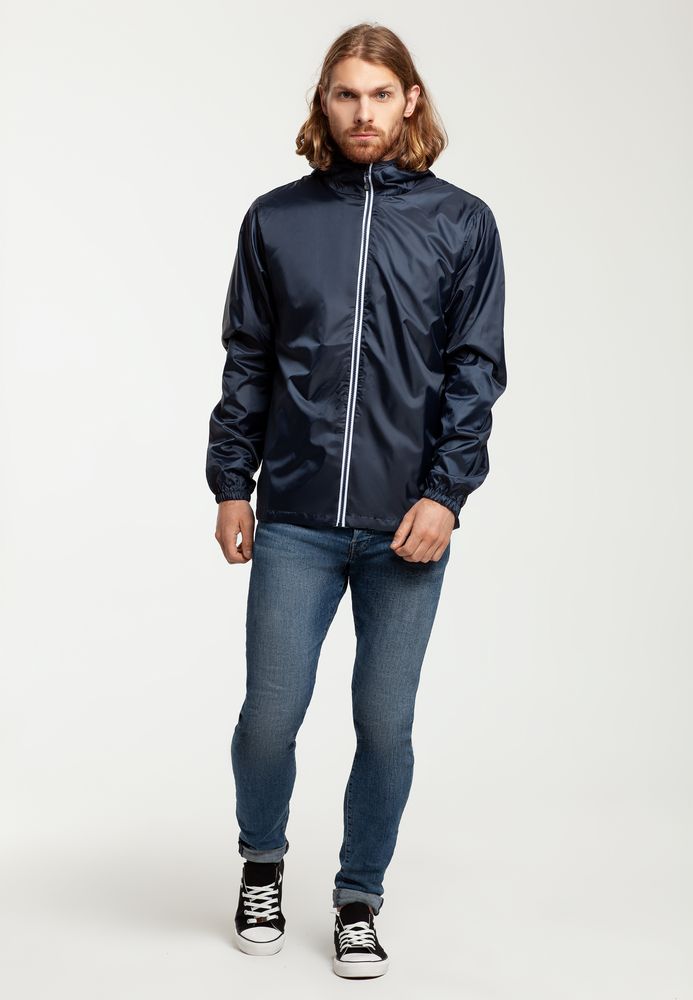 Ветровка мужская Fastplant темно-синяя / Миниатюра WWW (1000)