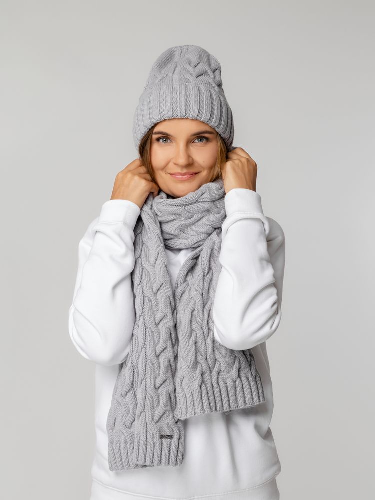 Шарф Loren, серый / Миниатюра WWW (1000)