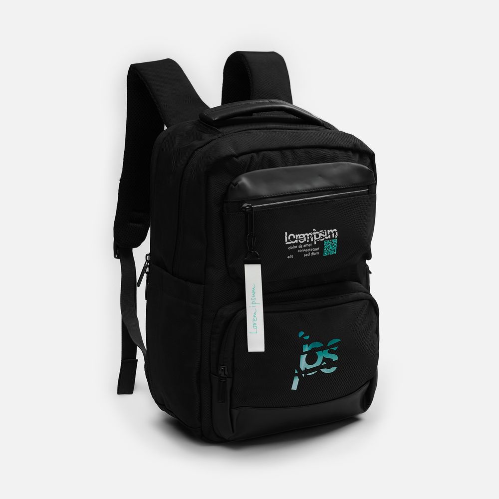 Рюкзак nowaPolis, черный / Миниатюра нанесения (1000)