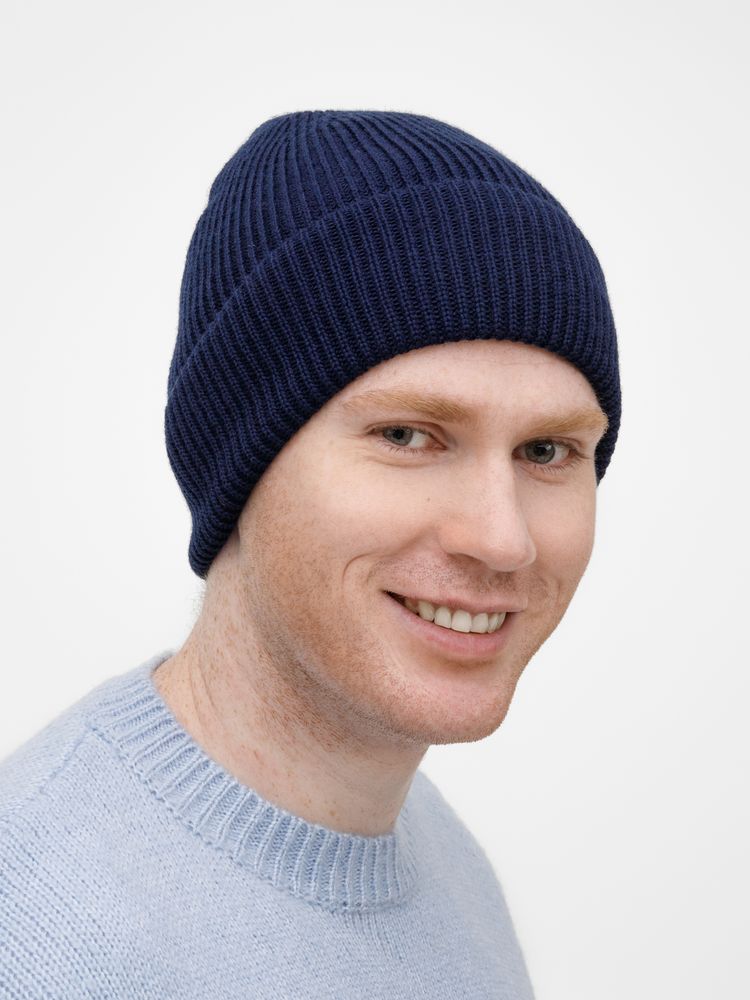 Шапка Nobilis Mono, темно-синяя / Миниатюра WWW (1000)