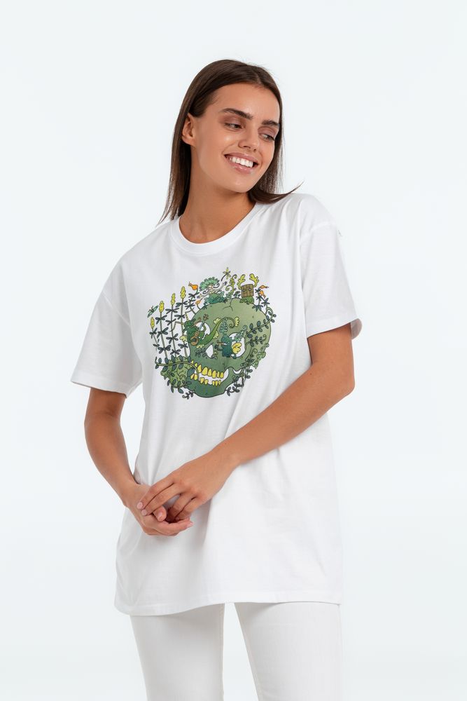 Футболка «Серенада», белая / Миниатюра WWW (1000)