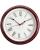 Часы настенные Flat Circle, бордовые