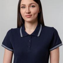 Рубашка поло женская Virma Stripes Lady, темно-синяя / Миниатюра WWW (1000)