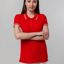 Рубашка поло женская Virma Stripes Lady, красная / Миниатюра WWW (1000)