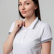 Рубашка поло женская Virma Stripes Lady, белая / Миниатюра WWW (1000)