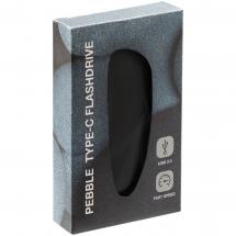 Флешка Pebble Type-C, USB 3.0, черная, 32 Гб / Миниатюра WWW (1000)