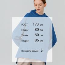 Худи унисекс Vozduh 1.0, синее / Миниатюра WWW (1000)