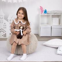 Игрушка Beastie Toys, мишка с белым шарфом / Миниатюра WWW (1000)