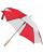 Зонт-трость Milkshake, белый с красным